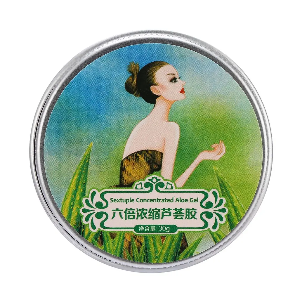 30 г Натуральный гель с алоэ вера успокаивающий увлажняющий отбеливающий крем