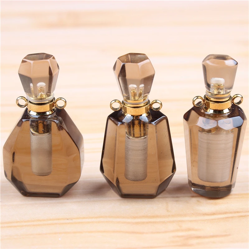 

Mini Perfume Bottle Citrine 3ML Portable Travel Cosmetic Container Perfume Bottle Cosmetic Container