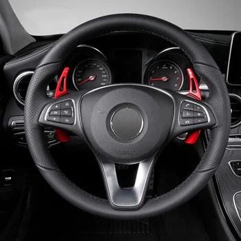

For Mercedes-Benz GLC C Class X253 W205 car Steering wheel shifter paddle MB VITO W447 SL SLC R172 car styling gaer DSG extender