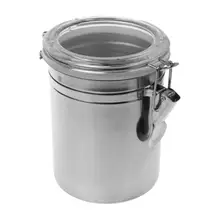 Прочная Герметичная канистра из нержавеющей стали герметичный бак для хранения сухих товаров бутылка 72XF