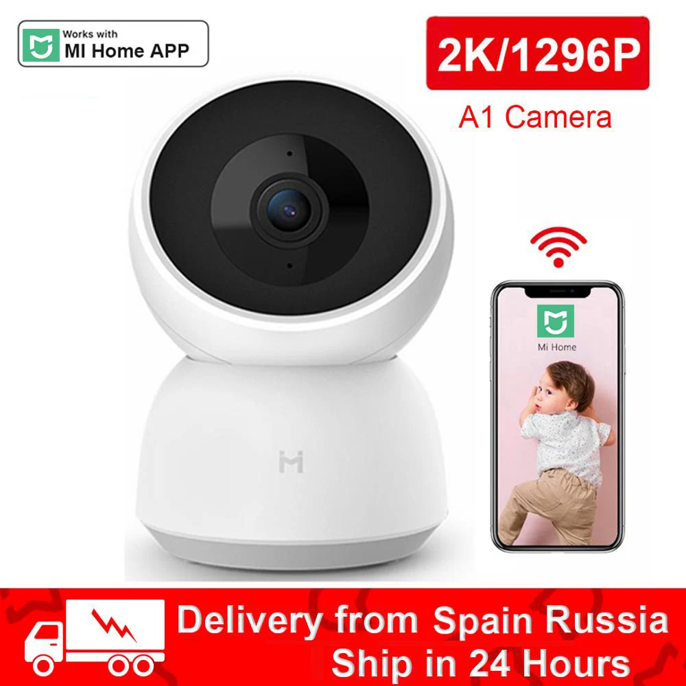 Смарт Камера 2020 A1 веб камера 1296P 2K HD WiFi панорамирование наклона ночное видение 360