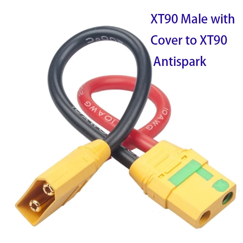 Кабель удлинитель XT30 XT60 XT90 XT90S EC2 EC3 EC5 Tamiya MPX Deans JST штекер гнездо 14awg 10/15 см для