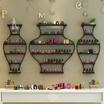 

Wall-mounted Rack Sponge Holder Floating Cosmetic Organizer/Shelves for Makeup Storage Beauty/Nail Salon Bathroom