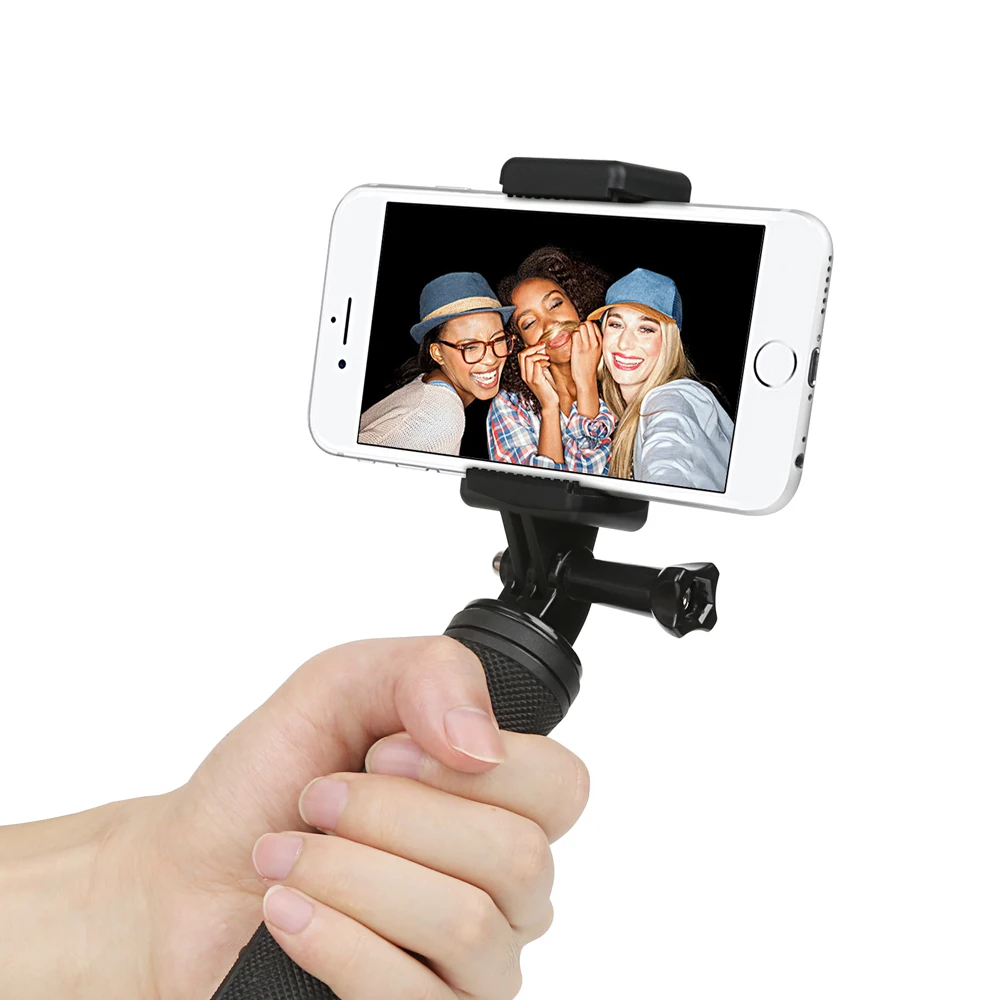 

FGHGF Mobile Phone Clip with 1/4 Screw Hole and Adapter Tripod Holder Mount for iPhone XS Max XR X 8 7 plus for Xiaomi Samsung