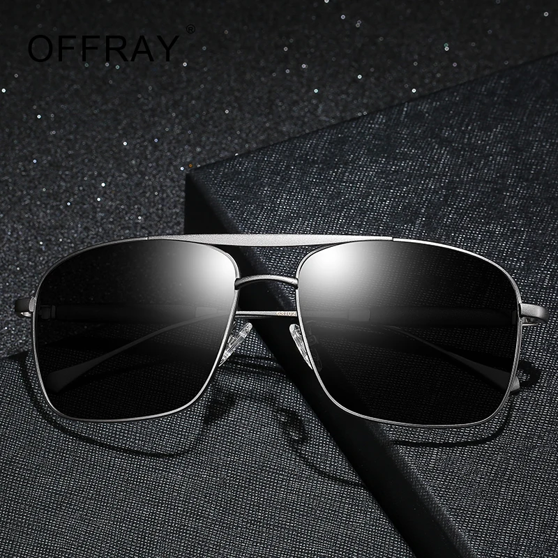 

Brand 2020 Fashion Sunglasses Men Polarized Square Metal Frame Male Sun Glasses Driving Fishing Eyewear zonnebril heren