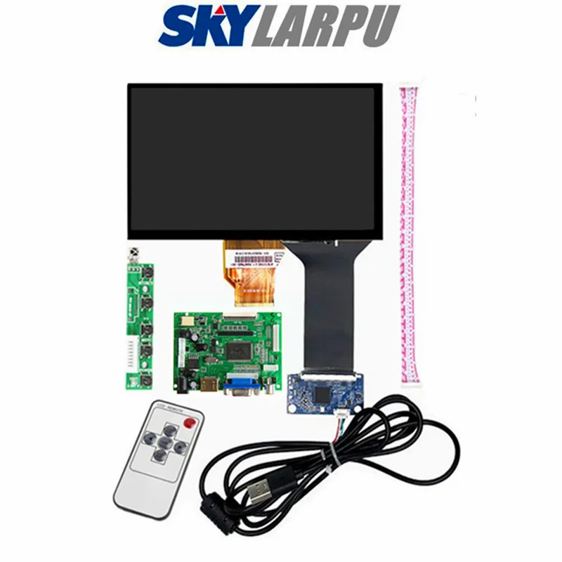 Display Lcd Alto Portatile, Scheda Driver, Touchscreen Capacitivo, Hdmi, Vga, Av Per Raspberry Pi 3 Windows, 7 "Pollici