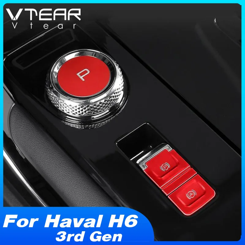 Vtear Innere Taste Trim Abdeckung Edelstahl Dekorative Schutz Aufkleber Auto-Styling Innen Zubehör Für Haval H6 2021