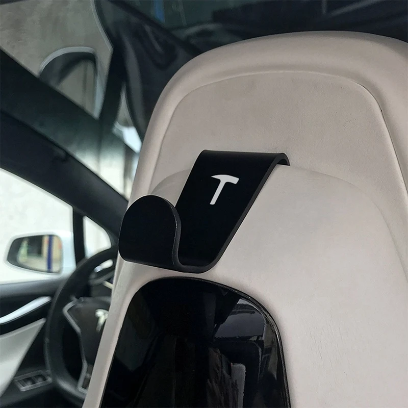 2 шт. автомобильные аксессуары подходят для Tesla Model 3/S/X крючок на подголовник