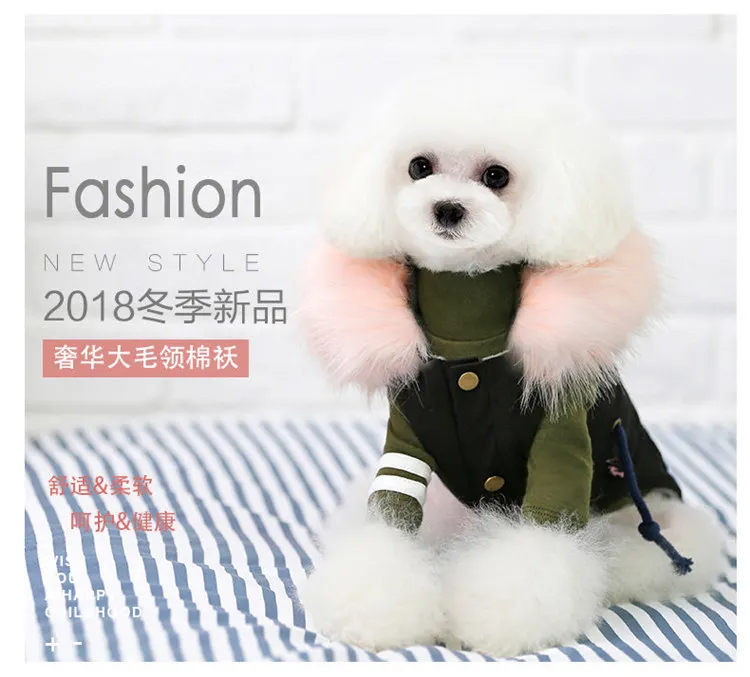 Одежда для собак Cheepet осенне-зимняя Толстая бархатная одежда с хлопковой подкладкой из щуки одежда для Тедди VIP Bichon Одежда для маленьких собак и кошек