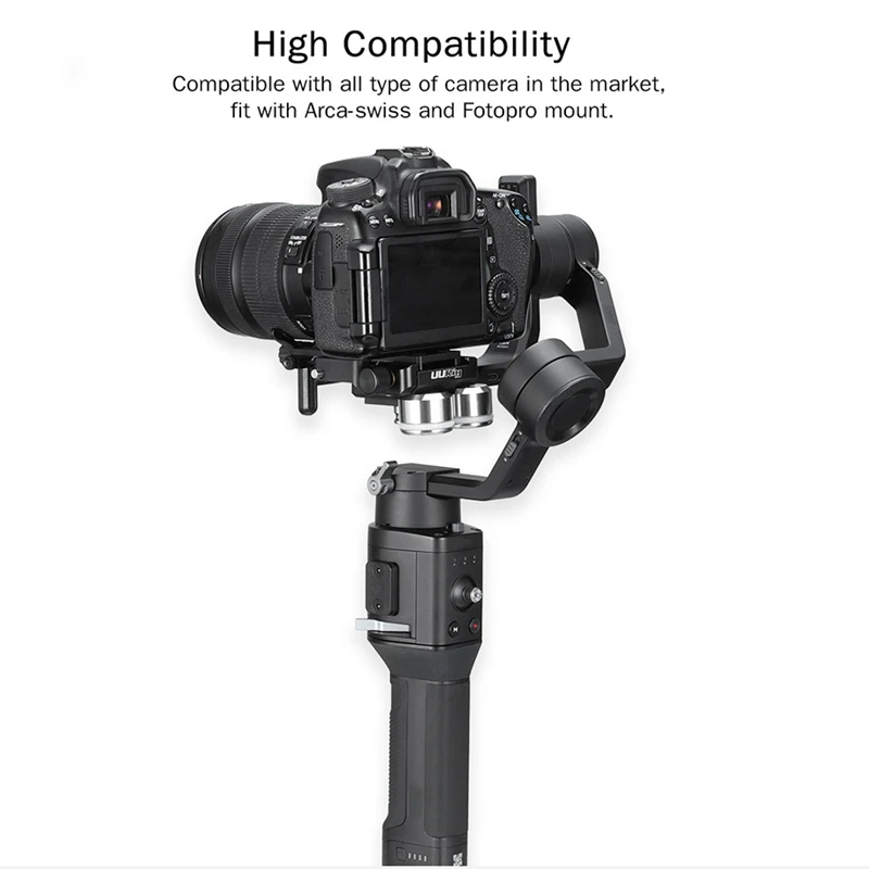 FFYY-UURig 200 г DSLR Gimbal счетчик веса быстросъемная пластина счетчик веса для крана 2 М V2 Ronin S SC Moza AK2000 AK4000