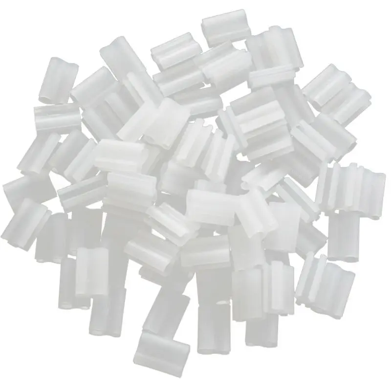 

10pcs Fishing Glow Stick Clips Fishing Tube Connectors Rod Tip Glow Fluorescent Sticks Clip Holder For Rod Top Glow Stick Fixed