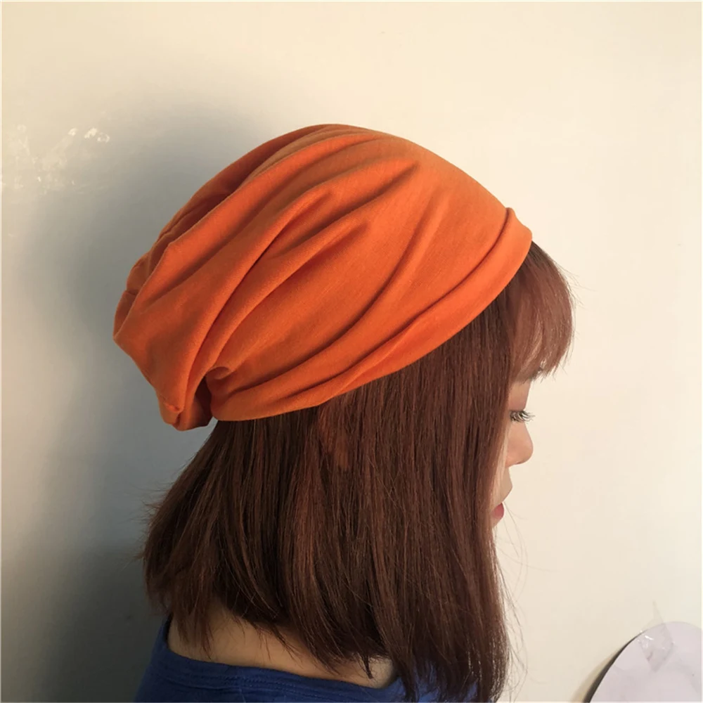 

2019 New Fashion Women Men Autumn Winter Hat Solid Hip-hop Snap Slouch Skullies Unisex Bonnet Hot Sale Free Shipping
