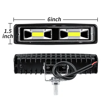 

48W Working Light 4000LM Daytime Running Fog Stainless Steel Waterproof