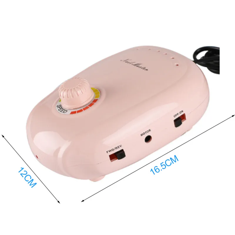 

35000RPM Pro Electric Nail Art Drill Machine Nail Equipment Manicure Tools Pedicure Kit Files Manicure Drill & Accessory