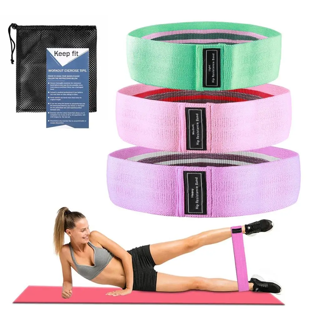 Resistance Bands for legs Hip Booty Squat Glutes Loop Rotation Gym Exercise 