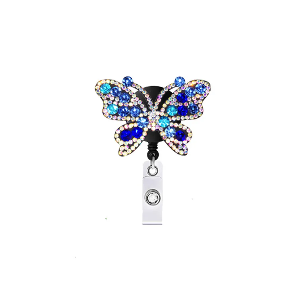 Fashion Cute Creative Badge Clip Butterfly Retractable Nurse Badge