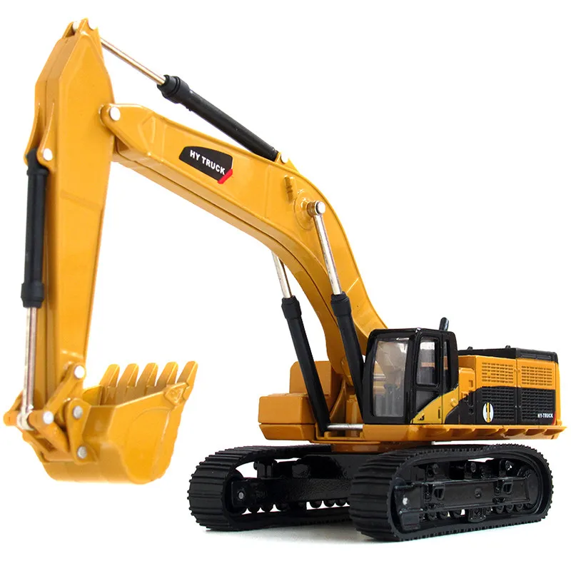 

Best selling 1:50 excavator alloy model,simulation metal engineering sliding excavator toy,puzzle children gift,free shipping