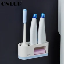 ONEUP TPR держатель для туалетной щетки с пинцетом длинная ручка щетка для ванной для туалета WC чистящий инструмент набор аксессуаров для ванной комнаты