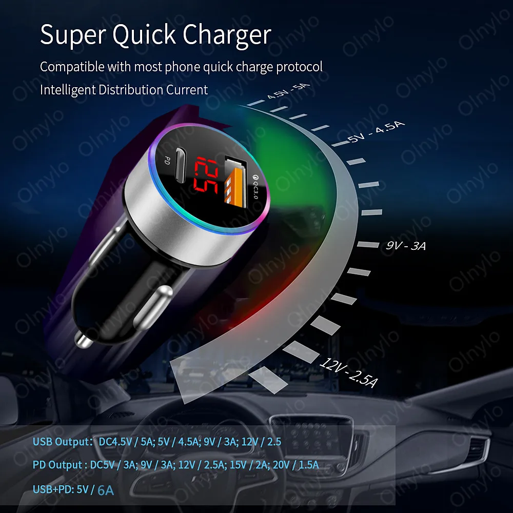 Essager-30W-Quick-Charge-4-0-3-0-USB-Car-Charger-QC4-0-QC3-0-Type_副本