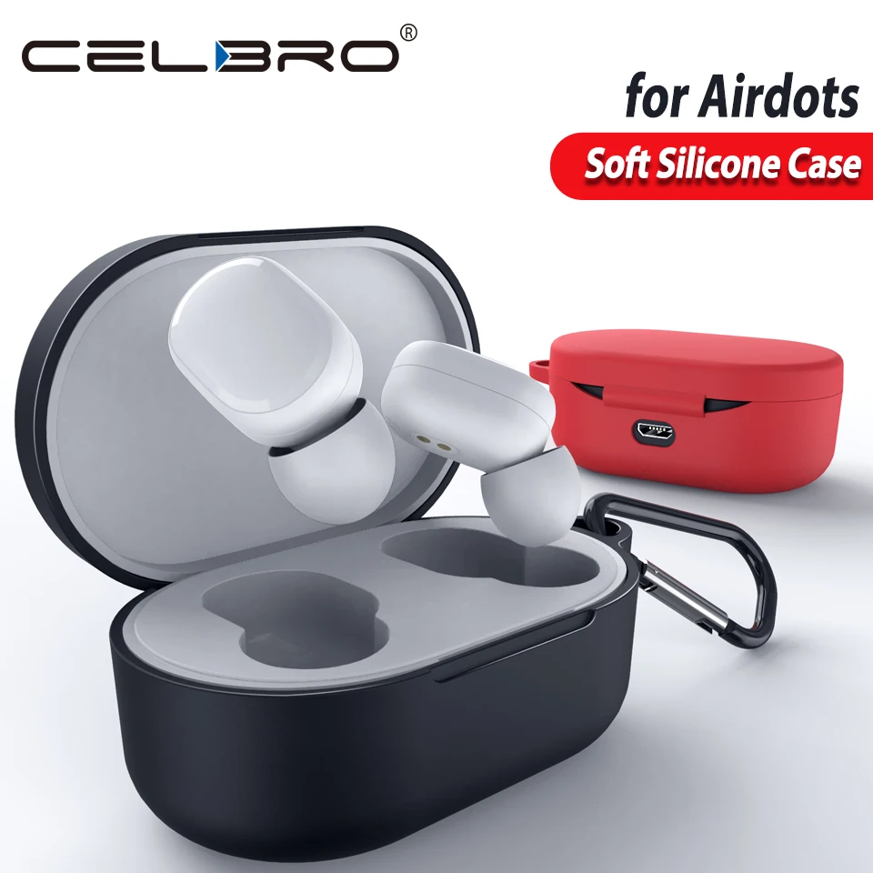 Мягкий силиконовый чехол для Xiao mi Red mi Airdots Air Dots mi Airdots чехол Coque чехол s Silicon Funda Чехлы для наушников Аксессуары