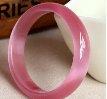 

62mm Chinese Natural pink Lavender Nephrite Selling Jadeite Bracelet Bangle jade