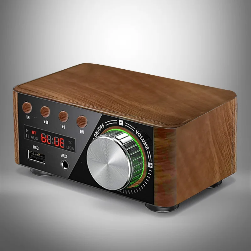 

HIFI Bluetooth 5.0 Digital Power Audio Amplifier board 50WX2 Stereo AMP Amplificador Home Theater USB TF Card Player