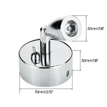 

Lamps LED Reading Light 12V-24V Practical For RV / caravan / truck / boat Spot