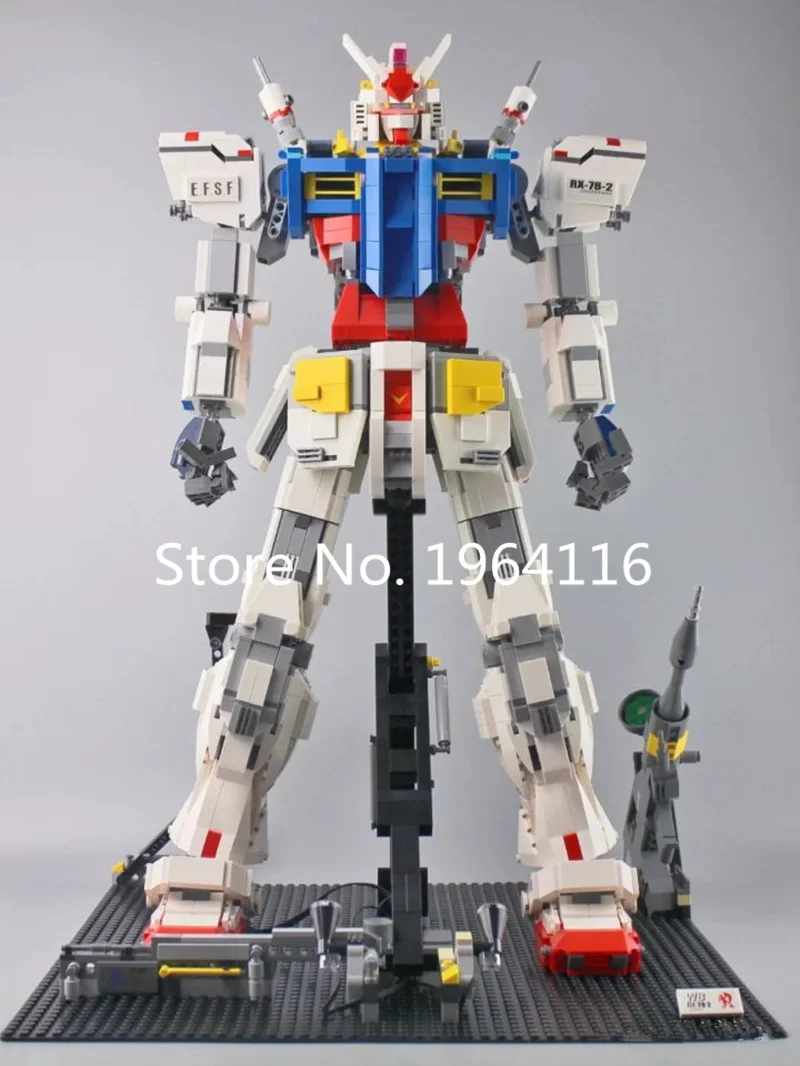 Новые идеи серии 1: 60 Gundam RX-78-2 Модели Строительные блоки наборы с фиксированным кронштейном классические MOC Creator игрушки для детей