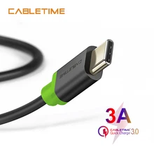 Кабель usb type-C, 3 А, кабель для быстрой зарядки, USB2.0, кабель для синхронизации данных, для samsung Galaxy S9 Plus, Note 9, Xiaomi, Oneplus 6, N036