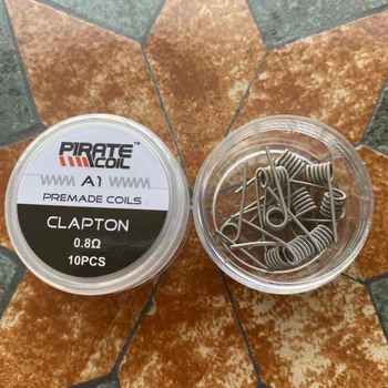 

10pcs Prebuilt Coil Clapton Premade Coils KA1 for RDA RTA Atomizer DIY Coil