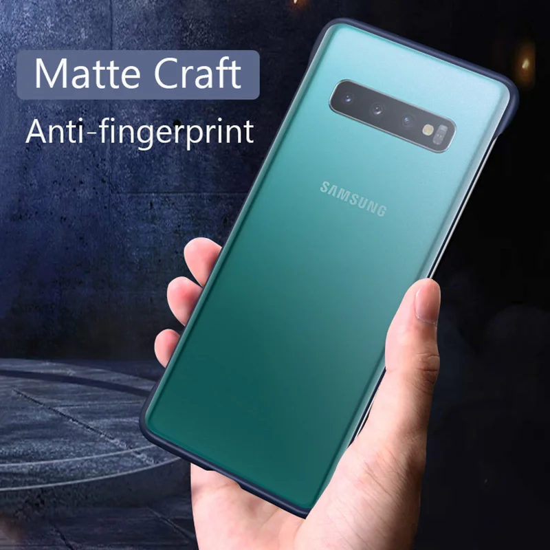 Lainergie чехол для Samsung Galaxy S10 Безрамная матовая жесткая задняя крышка Note 8 9 10 S8 S9 Plus S10E