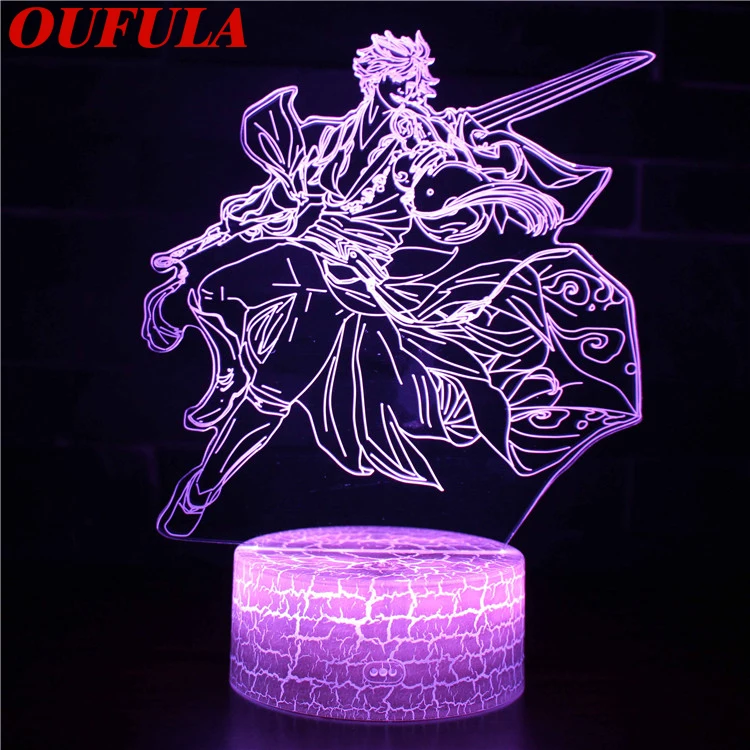 Ночные светодиодные лампы новинка 3D лампа милая игрушка подарок 7 цветов
