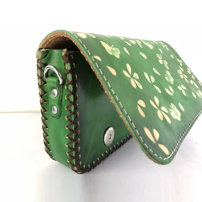 

Spring Summer Cool Women's Purse Simple-Style Zipper Wallet Genuine Leather Leather Clutch Bag