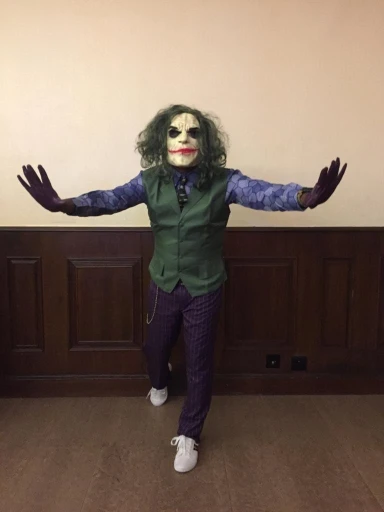 Маска джокер костюм Бэтмен Темный рыцарь клоун для косплея маски зеленые волосы парик Хэллоуин Рождественские костюмы