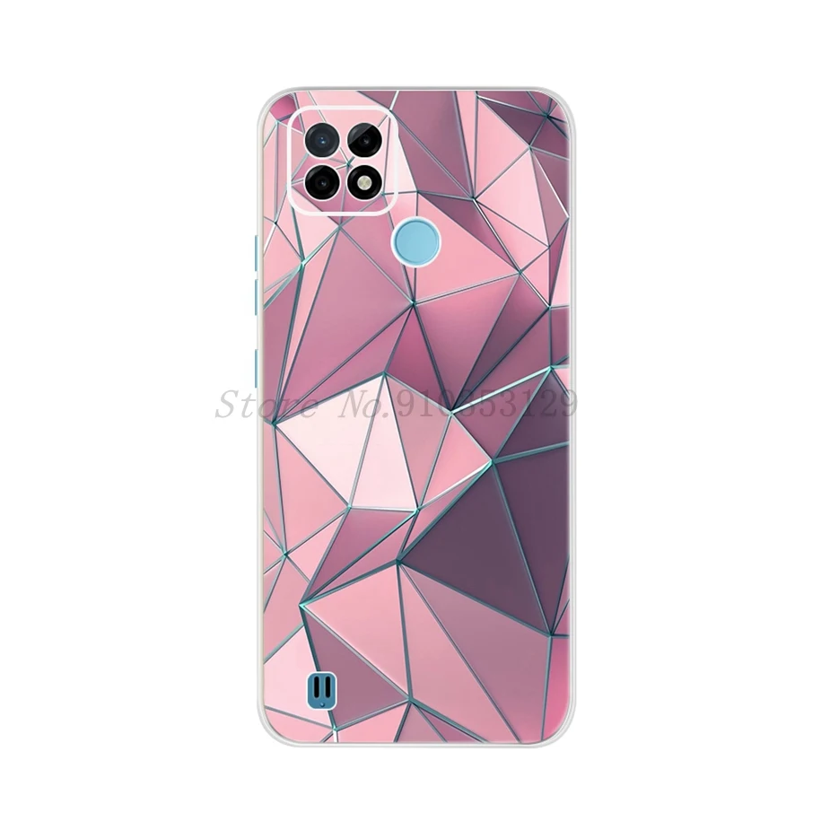 mobile phone case with belt loop For Cover OPPO Realme C21Y Case New Fashion Pattern Printed Phone Cover For Realme C21Y C21 Y RMX3261 RealmeC21Y C 21Y Coque 6.5 mobile pouch Cases & Covers