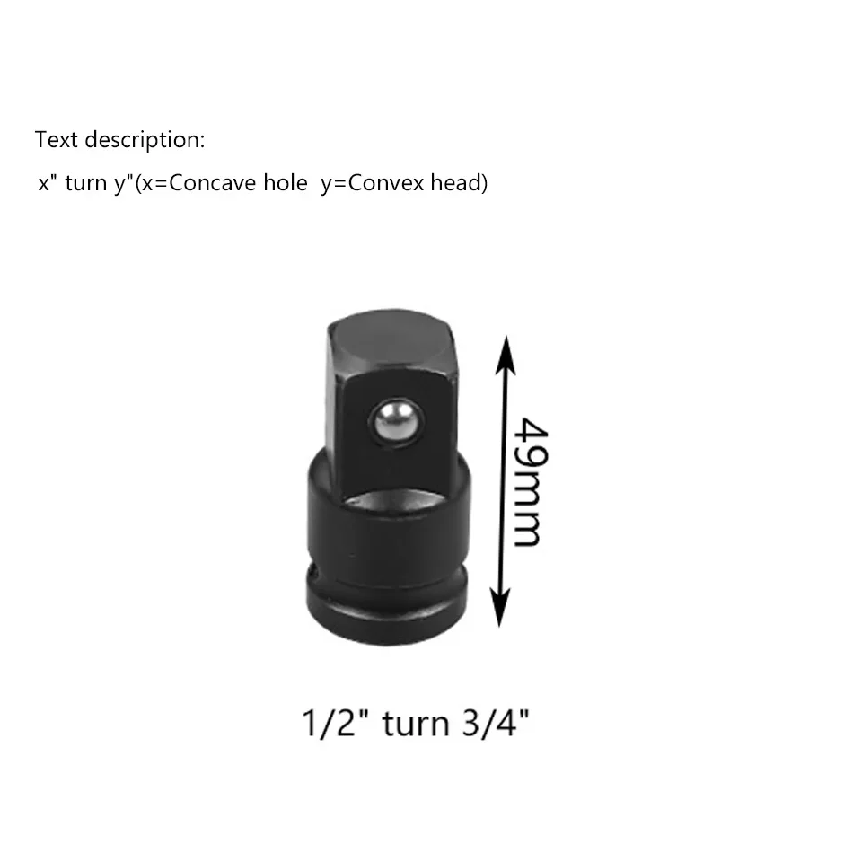 1pcs 1/2 3/4 Air Impact drill adapter Universal Pneumatic Adaptor Converter Socket Joints for Electric Wrench | Инструменты