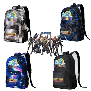 

Fortnite Unicorn Luminous Backpack for Men Women Student School Bag Backpack Laptop Larger Capacity Travel Backpack Fashion Male