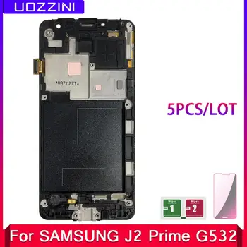 

5 Pcs/Lot Lcds For Samsung Galaxy J2 Prime G532 SM-G532 SM-G532F G532F LCD Display Touch Screen Frame Digitizer Sensor Glass
