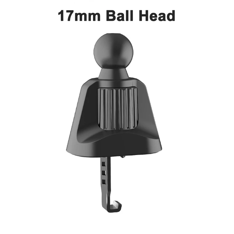 Upgrade 17mm Ball Head Base for Car Phone Holder Car Air Vent Clip Hook Stick for Magnetic Gravity Cell Phone Mount GPS Bracket adjustable phone stand Holders & Stands