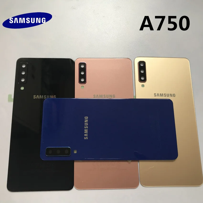 Задняя крышка батарейного отсека Samsung Galaxy A7 A750 A750F A750FD 2018 запасные части для