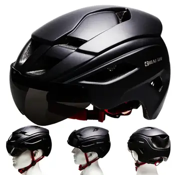 

Lens Magnetic Attraction Bicycle Helmet Riding Helmet