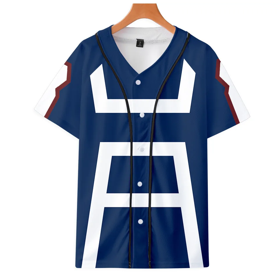 my hero academia baseball jersey