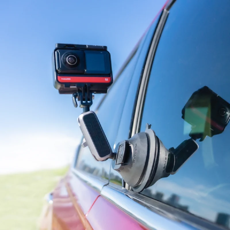 Pgytech Ventosa Acessórios de Montagem do Carro para Insta 360 x3 um x2 um rs r um x Câmera Ação para Gopro - Image 4