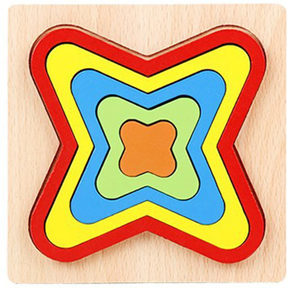 Форма познавательная доска деревянный Радужный Цвет Геометрическая Настольная Игра-Головоломка Развивающие игрушки для детей обучающая подходящая игрушка для студентов