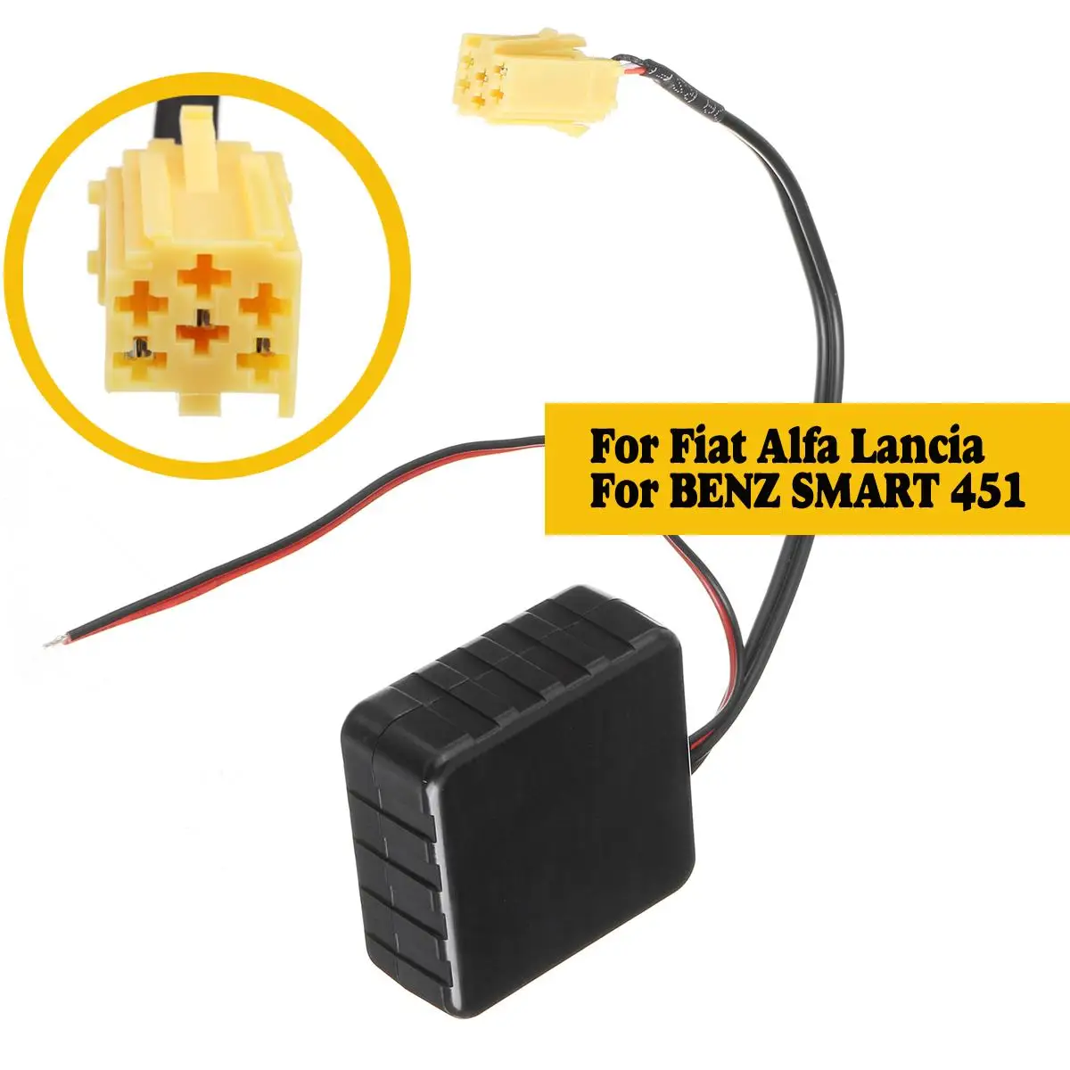 Беспроводной автомобильный bluetooth аудио Радио стерео Aux адаптер для Fiat/Lancia для BENZ Smart 451
