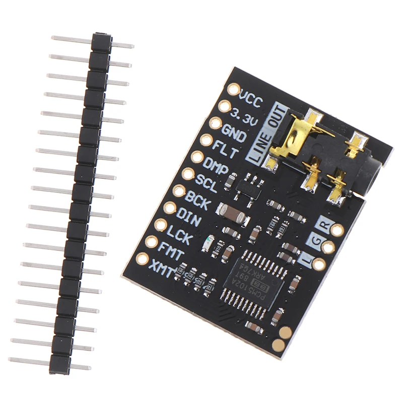 PCM5102A DAC I2S интерфейс декодер доска 192 кГц 24bit стерео джек цифровой аудиоплеер Phat формат модуль для Raspberry Pin