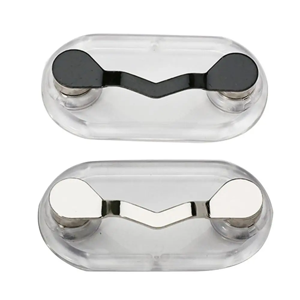 Compact Size Durable Magnetic Stainless Steel Eyeglass Holder Eyewear Holder