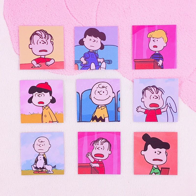 

9 Pcs/pack Children Cartoon Charlie Avatar Stickers Cute Albums Hand-decorated Custom Stickers Decoration Supplies Wall Sticker