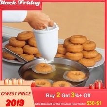 Creative Plastic Doughnut Donut Maker Machine Mold Diy Tool Kitchen Pastry Making Bake Ware Dispenser Machine Fast Portable