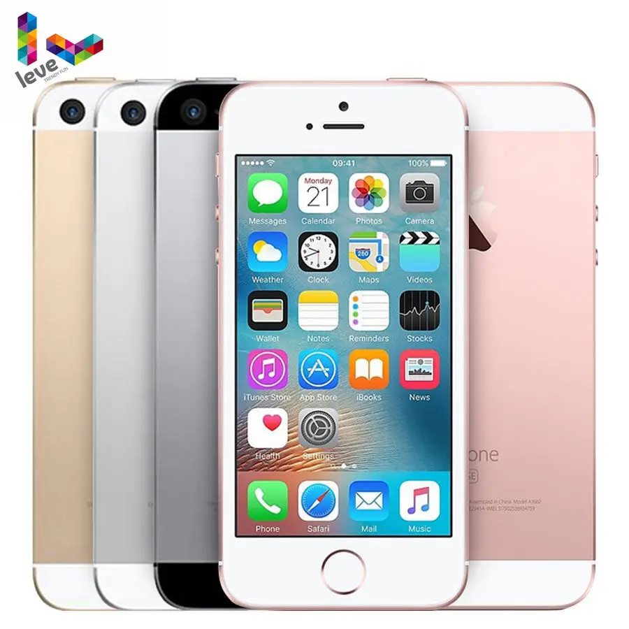 Best  Original Unlocked Apple iPhone SE Dual Core 4G LTE Smartphone Sealed Box 2GB RAM 16/32/64GB ROM Fin 